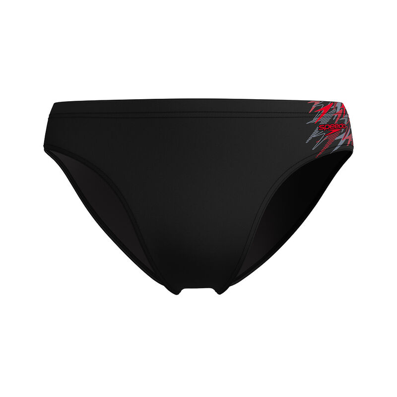 Mens Medley Logo 7cm Brief, Anthracite/High Risk Red, hi-res image number 6