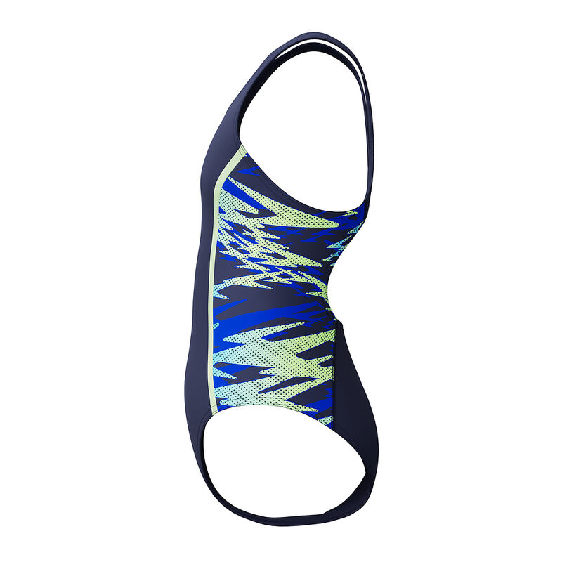 Junior Girls Hyperboom Splice Muscleback One Piece, Peacoat/Deep Sapphire, hi-res image number 7