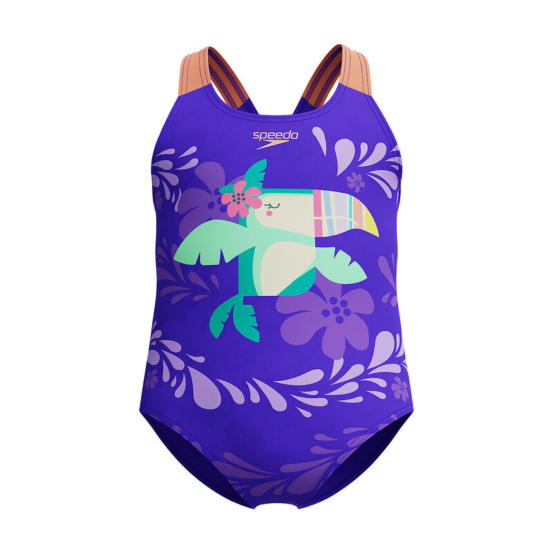 Toddler Girl Digital Printed Swimsuit One Piece