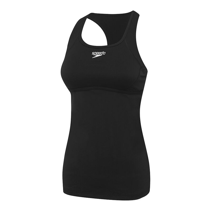 Womens Cross Trainer Power Tank AF, Black, hi-res image number 3