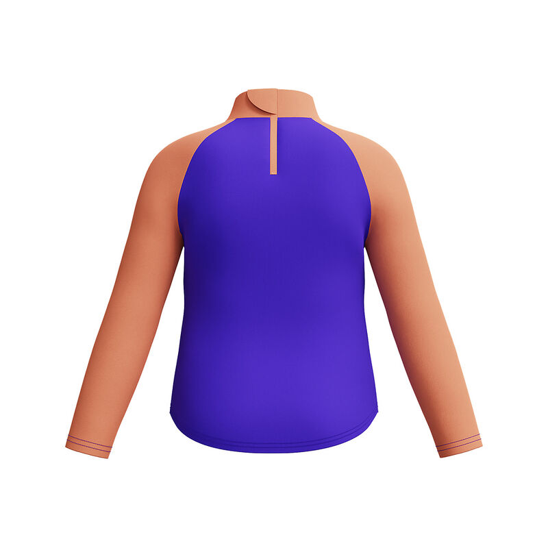 Toddler Girl Digital Long Sleeve Rash Top, Indigo Glow, hi-res image number 3