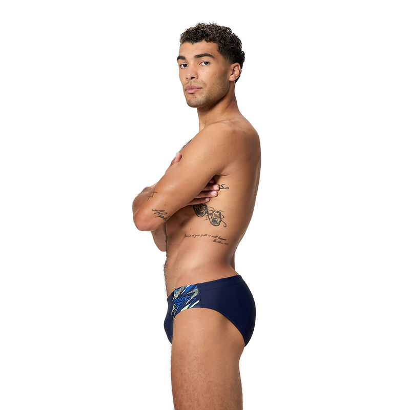 Mens Medley Logo 7cm Brief, Peacoat/Deep Sapphire, hi-res image number 3