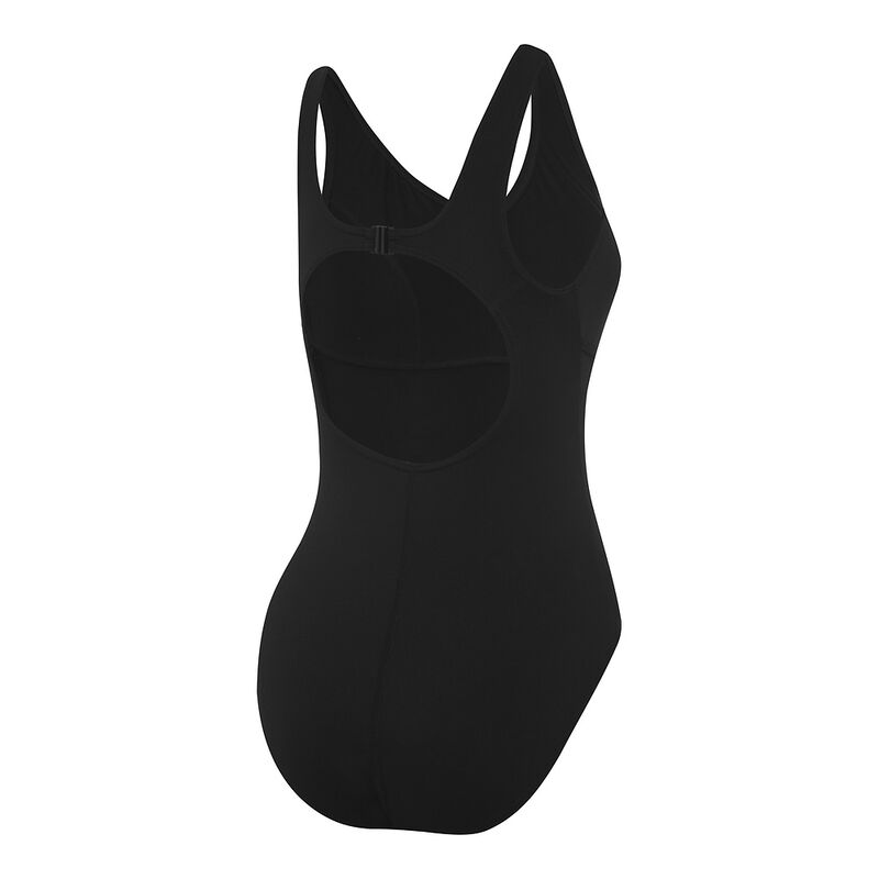 Womens Contour Clipback One Piece AF, Black, hi-res image number 4
