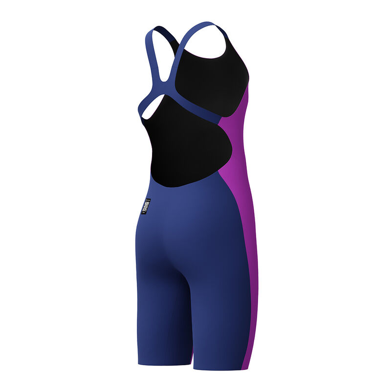 Junior Girls Fastskin End+ Kneeskin, Neon Jelly/Noble Navy, hi-res image number 5