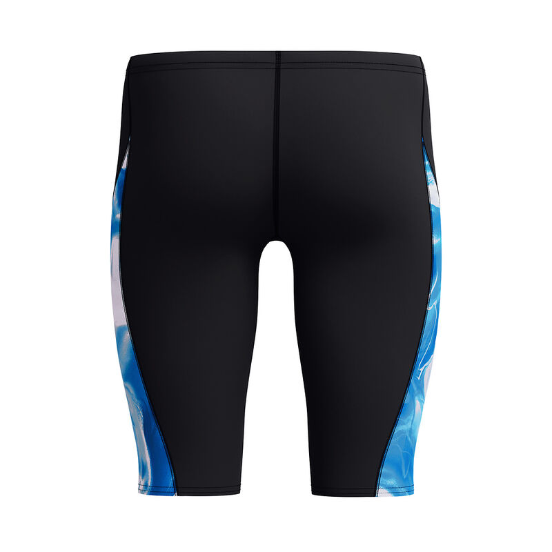Printed Side Spliced Jammer, Ocean Wash- Black, hi-res image number 9