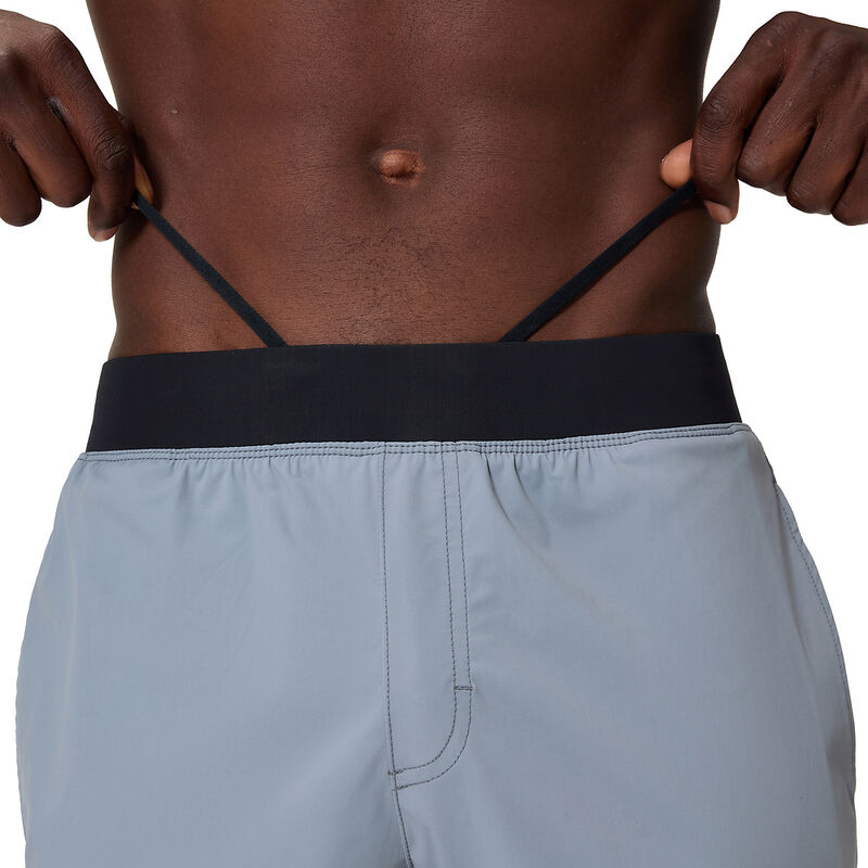 Mens Solid Lookout Volley 16" Watershort, Coin Grey, hi-res image number 6