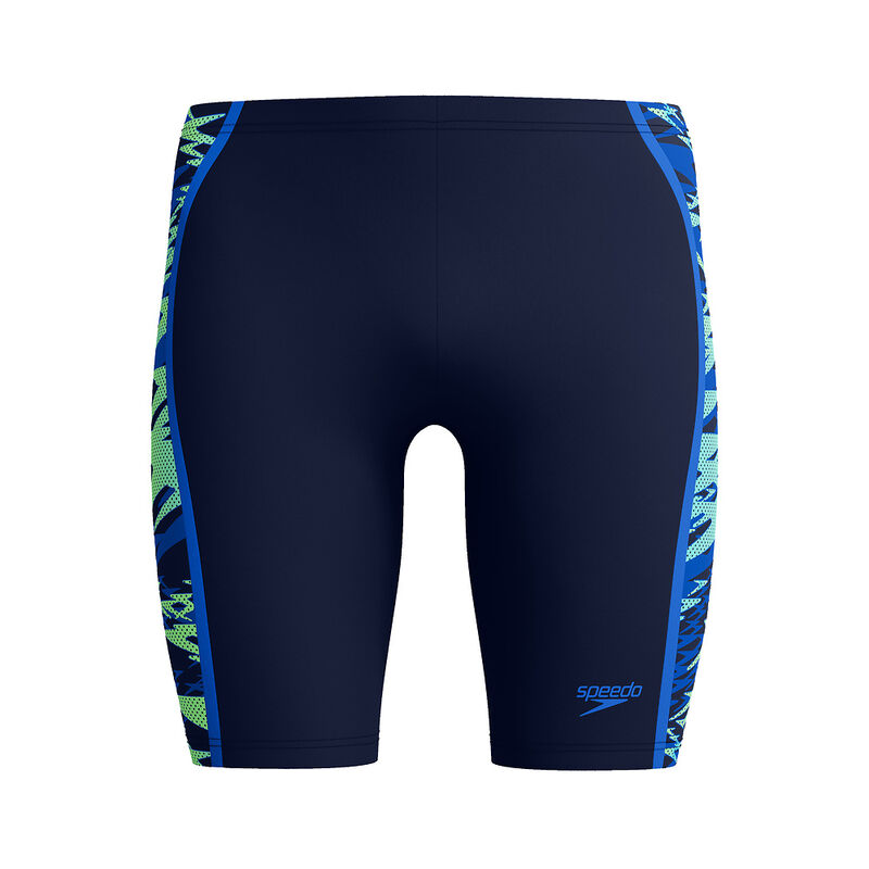 Mens Print Spliced Jammer, Peacoat/Deep Sapphire, hi-res image number 6