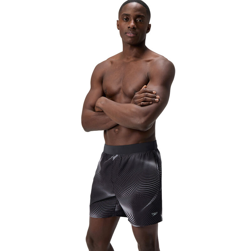 Mens The Lookout Volley 16" Print, Coin Grey, hi-res image number 3