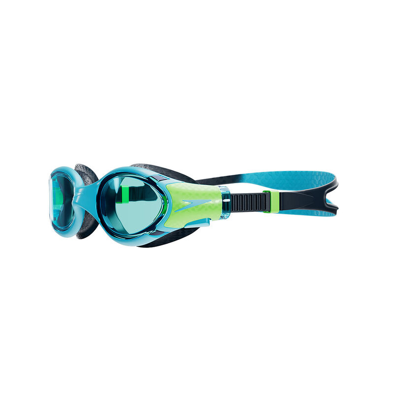 Biofuse 2.0 Junior Goggle, Hypersonic Blue/True Navy/Lumo Green/Blue, hi-res image number 3