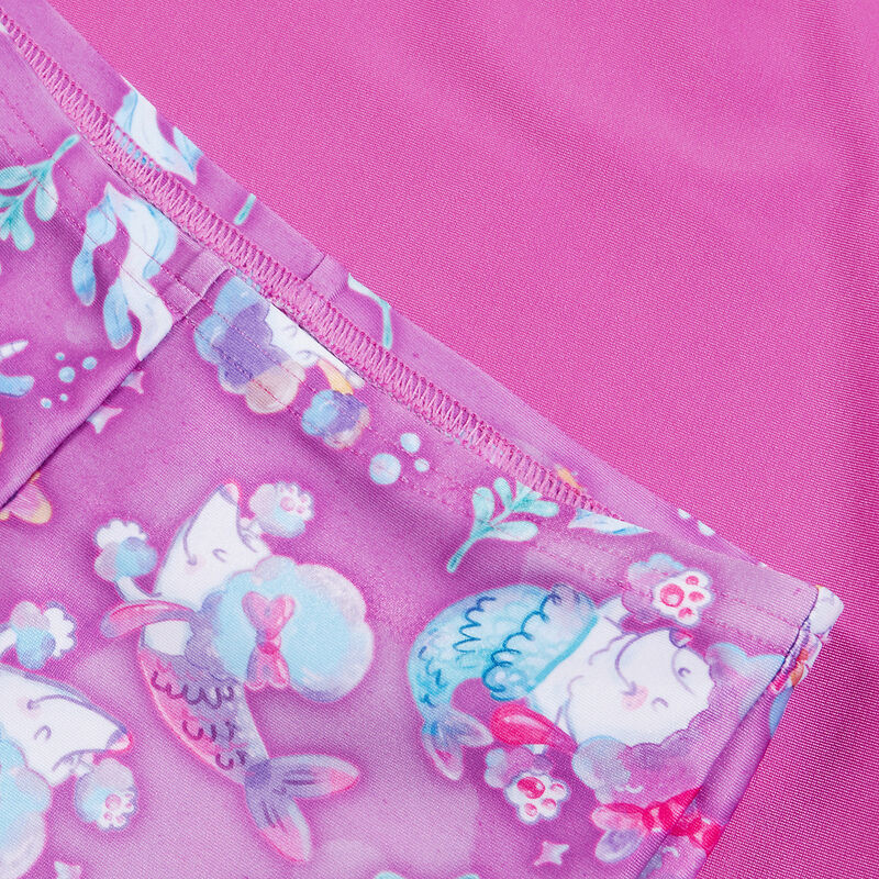 Toddler Girls Digital Short Sleeve Rash Top Set, Kiki Pink/Violeta/Caribe, hi-res image number 4