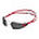 Aquapulse Pro Goggle, Fed Red/White/Light Smoke, swatch