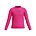 Junior Girls Unisex Long Sleeve Classic Logo Rashguard, Margarita Pink, swatch