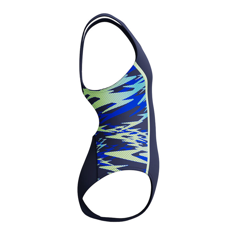 Junior Girls Hyperboom Splice Muscleback One Piece, Peacoat/Deep Sapphire, hi-res image number 3