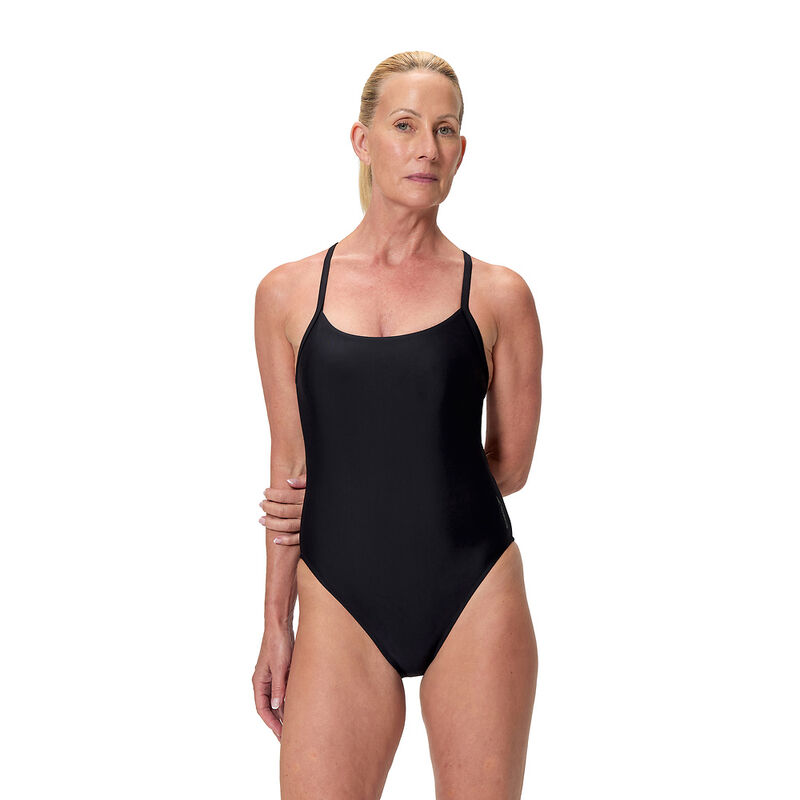 Womens Solid Racerback One Piece
