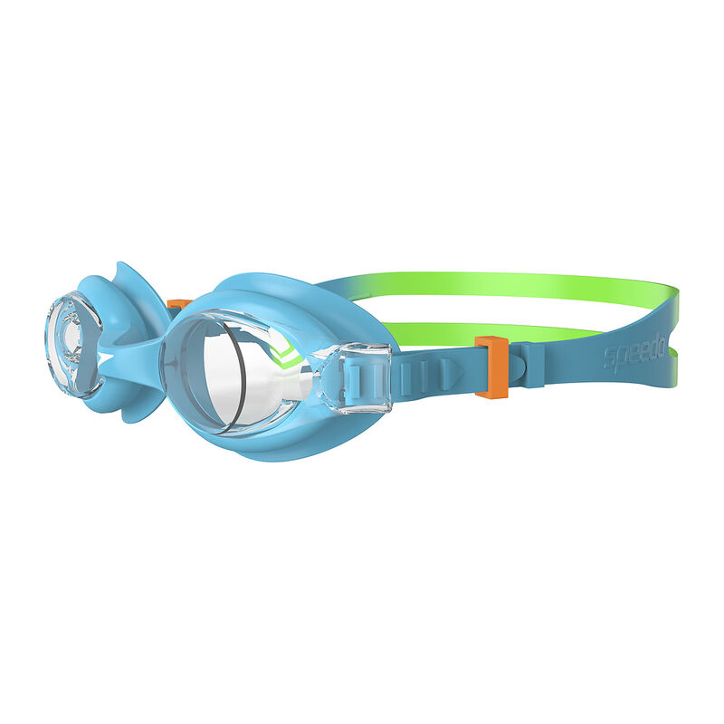 Infant Skoogle Goggle, Azure Blue/Fluro Green/Fluro Orange/Clear, hi-res image number 3