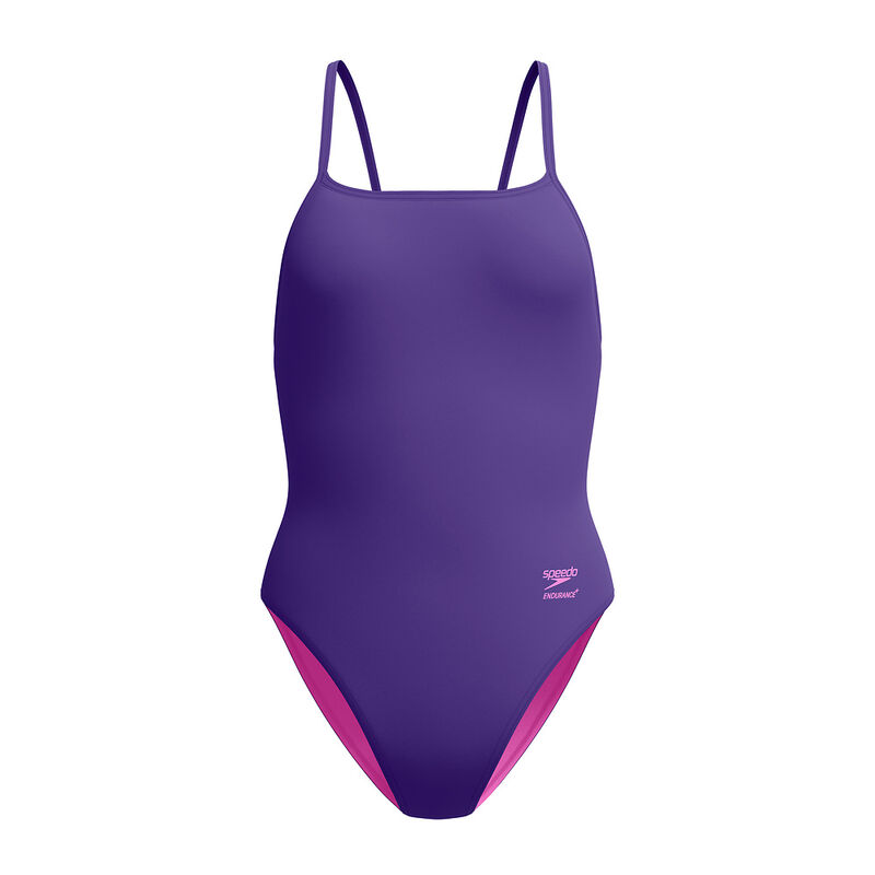 Solid Web Back One Piece, Acai Purple, hi-res image number 6