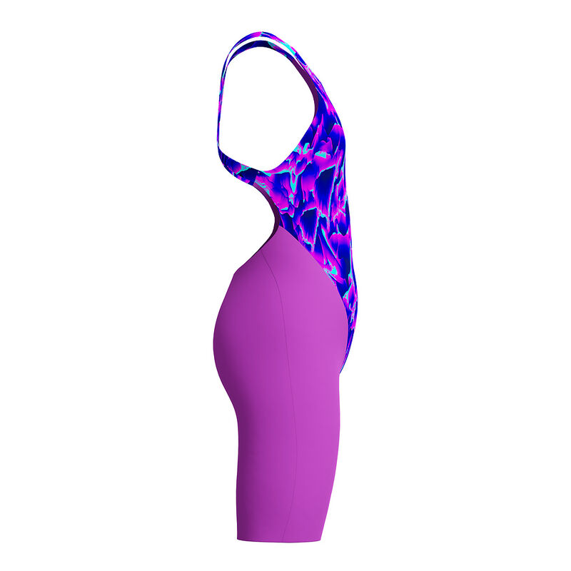 Junior Girls Fastskin End+ Kneeskin, Cave  Current/Neon Jelly, hi-res image number 4