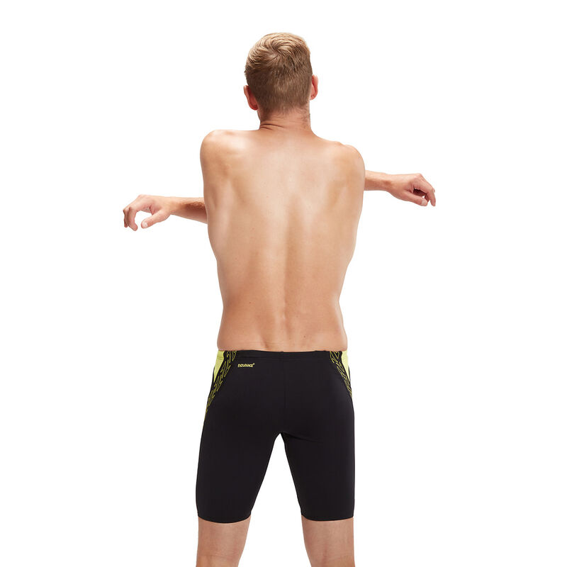 Mens Hyperboom Splice Jammer, Black/Lemon Drizzle, hi-res image number 3
