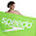 Unisex Logo Towel, Green/White, swatch