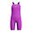 Junior Girls Fastskin Endurance+ Max Openback Kneeskin, Neon Jelly/Noble Navy, swatch
