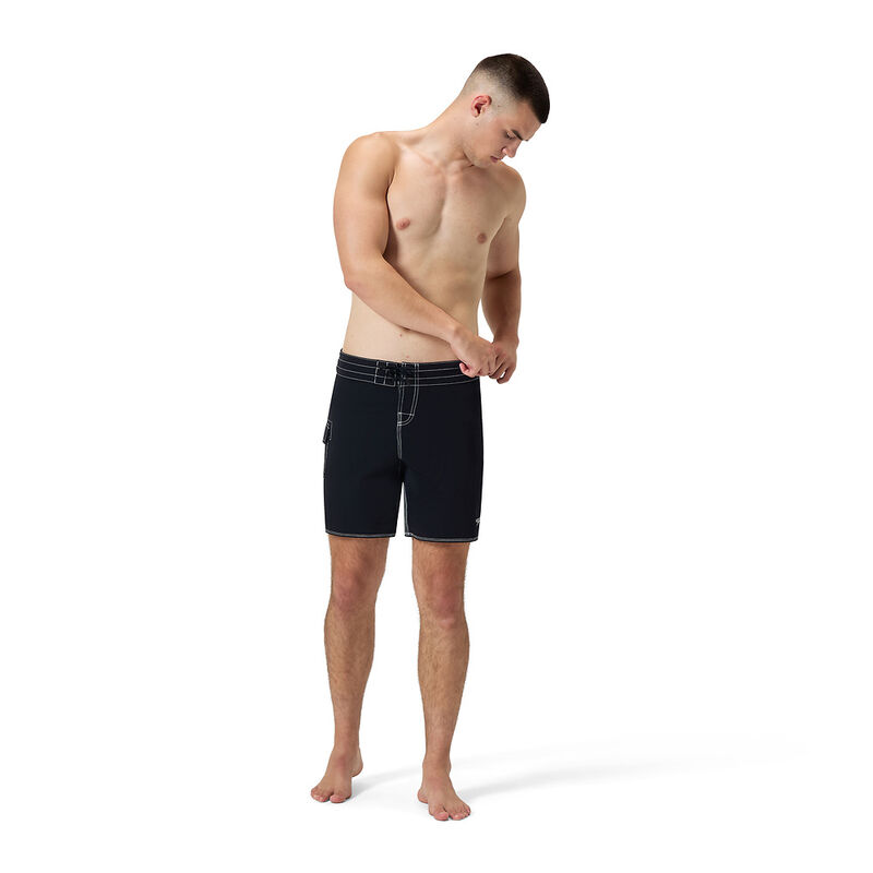 Mens The Lookout Solid Boardshort 18", Anthracite, hi-res image number 6