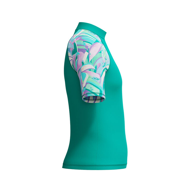 Junior Girls Printed Short Sleeve Sun Top