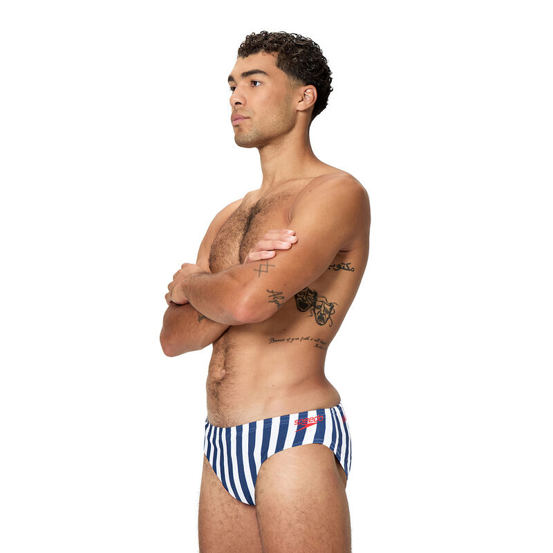 Mens Endurance+ Stripe Brief