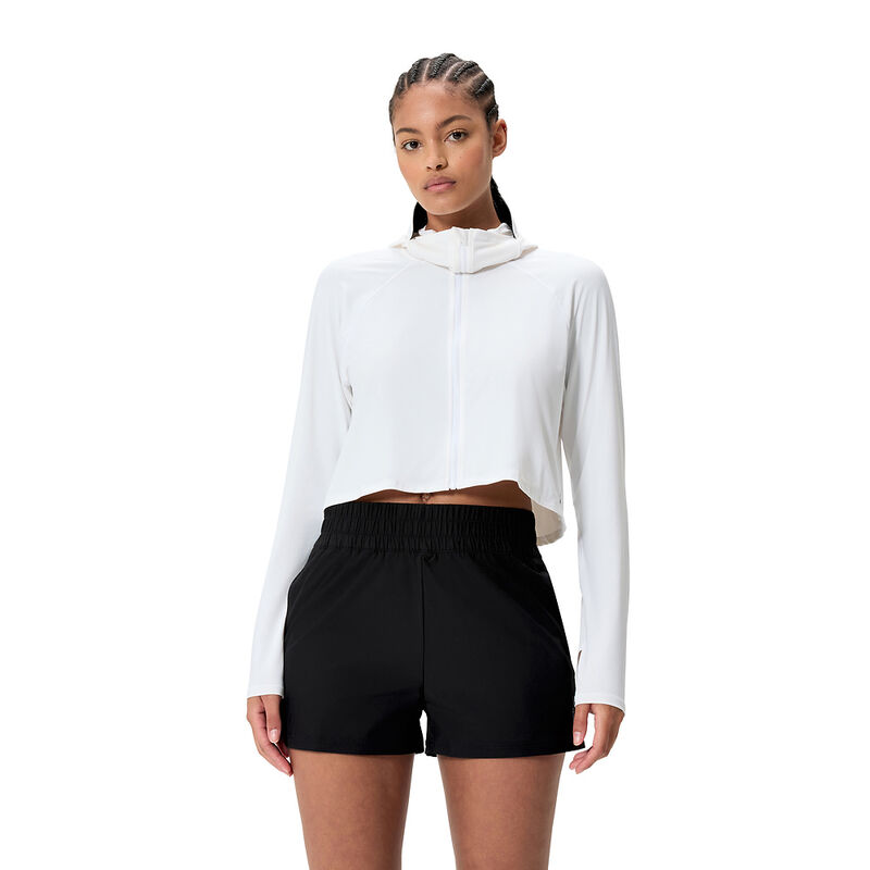 Womens Solid Swim Short 13.5"